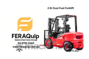 FERAQuip 2.5 tons X series dual fuel forklift
