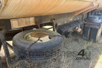 1985 Fruehauf Tri Axle Tanker Trailer