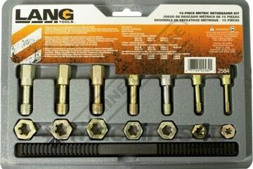 Metric Thread Restorer Tap & Die Kit - 15 Piece 2584 M6 - M12 Made In USA