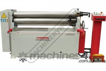 PR-134A Motorised Plate Curving Rolls 1300 x 4.0mm Mild Steel Capacity Motorised Up/Down Rear Roll,
