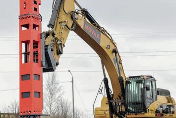 MOVAX DH-30 EXCAVATOR MOUNTED PILING HAMMER