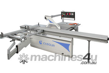 casolin panel saw with powered ripfence