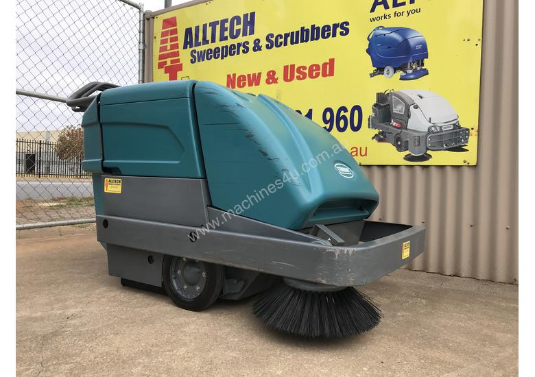 caption Tennant S10 Battery Powered Walk Behind Sweeper