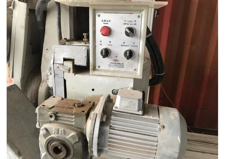 caption Stone cutting machine