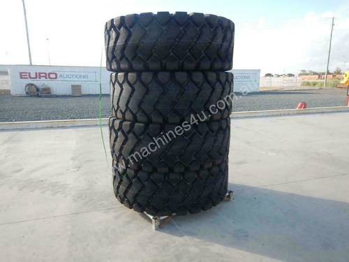Unused 23.5-25 Tyres, 24PR E-3/L-3 TL (4 of) - 6452-24