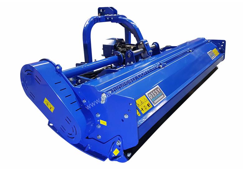 caption 8FT PREMIUM HYDRAULIC SIDE SHIFT TRACTOR FLAIL MOWER SLASHER/MULCHER 2400MM