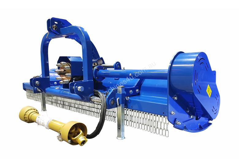 caption 8FT PREMIUM HYDRAULIC SIDE SHIFT TRACTOR FLAIL MOWER SLASHER/MULCHER 2400MM