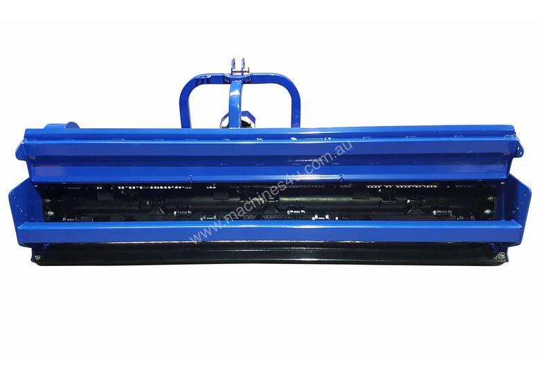 caption 8FT PREMIUM HYDRAULIC SIDE SHIFT TRACTOR FLAIL MOWER SLASHER/MULCHER 2400MM