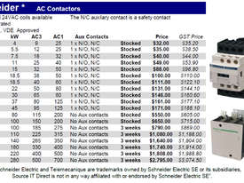 Contactors - ON SHELF! - 4kW to 280kW - LARGE RANGE - picture2' - Click to enlarge