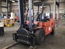 Nissan Forklift with the Rotary Attachment - picture0' - Click to enlarge