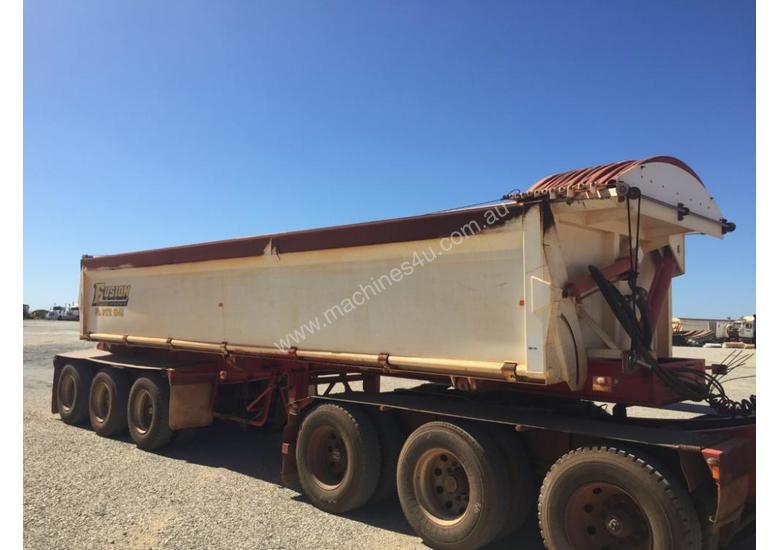 caption 2014 ACTION TRAILERS AYQSY - TRI435 SIDE TIPPER TRAILER