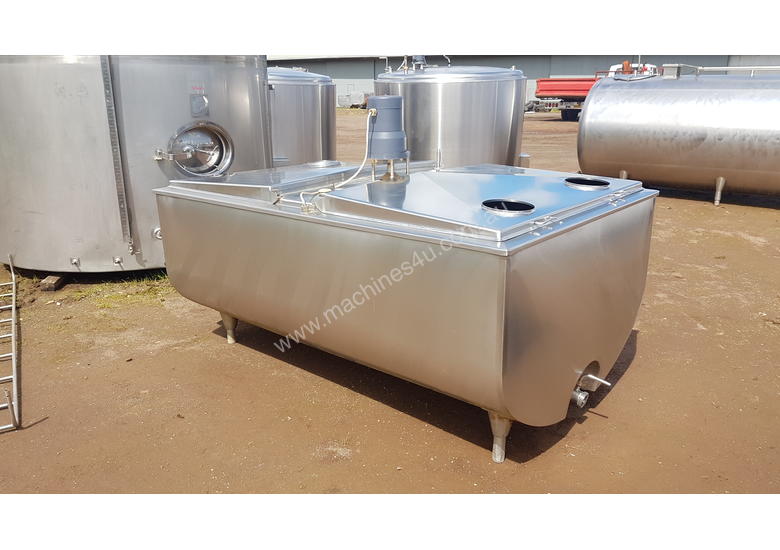 Used sunset STAINLESS STEEL TANK MILK VAT 1570 LT Stainless Steel Tanks