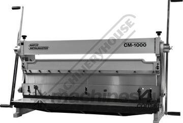 CM-1000 3-in-1 Pressbrake, Guillotine & Rolls 1000 x 1mm Mild Steel Capacity