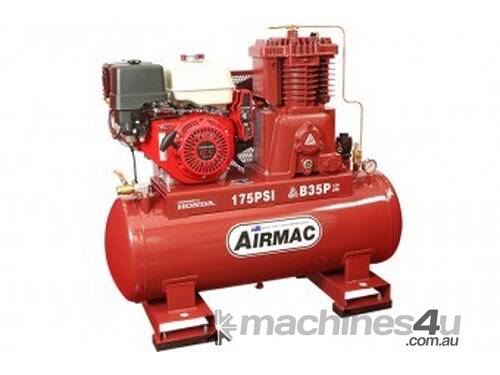 caption Airmac B35P 13 HP 175 PSI with Electric Start
