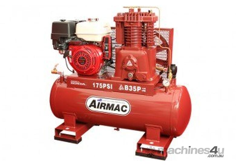 caption Airmac B35P 13 HP 175 PSI with Electric Start