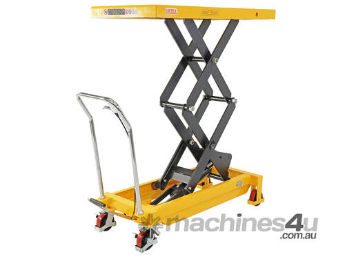 Scissor Lift Trolley 610x1220mm (700kg capacity) - Double Scissor