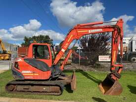 Excavator Kubota KX080-3 8 Tonne 2011 3 buckets 5080 hours - picture0' - Click to enlarge