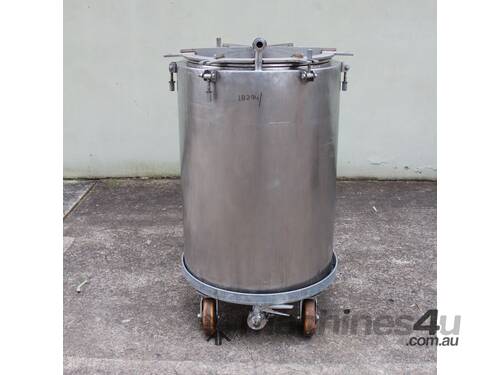 Electrically Heated Stainless Steel Jacketed Tank.