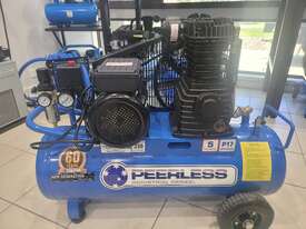 Peerless P17 Petrol Air Compressor: Belt Drive, Honda GX200, 350LPM - picture0' - Click to enlarge