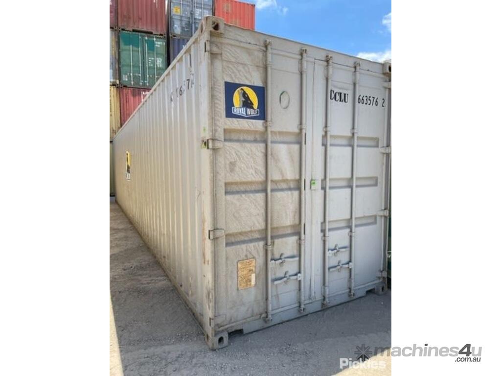 Used 40 General Purpose Container Storage Fees Of 10 Per Day Will Be