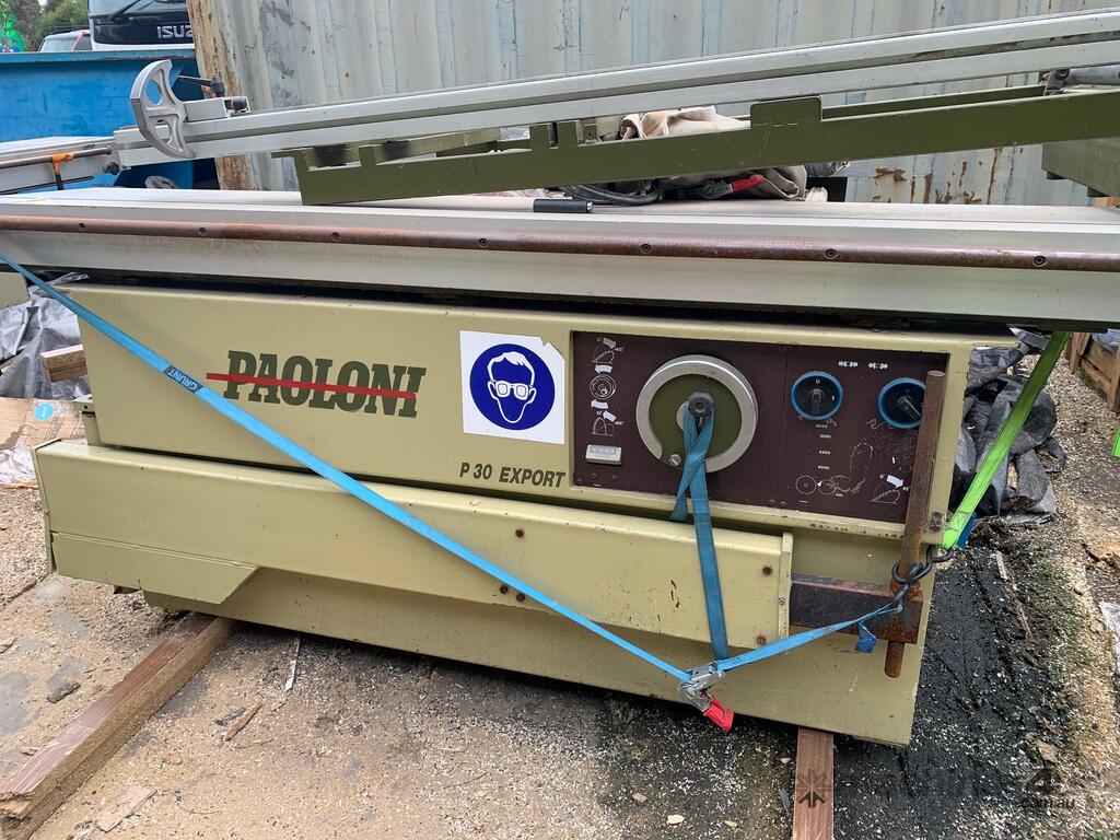 Used 1 x paoloni 1 x rema Panel Saws for sale Panel Saw in , Listed