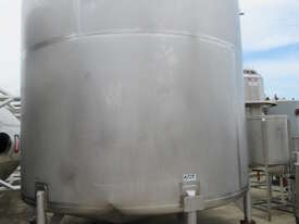 Stainless Steel Storage Tank (Vertical), 30,000Lt, 3700mm Dia x 2850mm H - picture0' - Click to enlarge