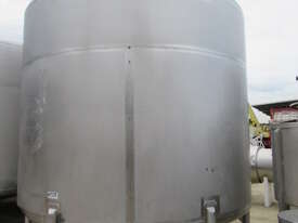 Stainless Steel Storage Tank (Vertical), 30,000Lt, 3700mm Dia x 2850mm H - picture0' - Click to enlarge