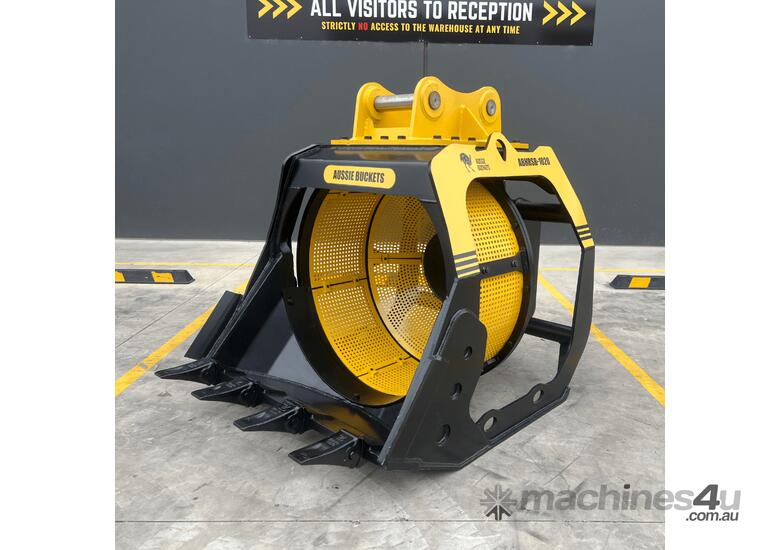 caption (BRAND NEW) Rotary Screening Bucket 1.5T - 3T + FREE SERVICING KIT (RRP $3,190)