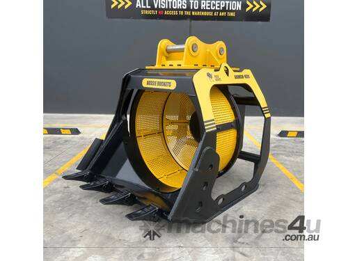 caption (BRAND NEW) Rotary Screening Bucket 1.5T - 3T + FREE SERVICING KIT (RRP $3,190)