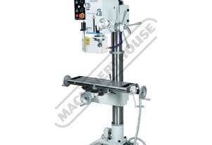 DMF-44 Pedestal Mill Drill - Geared & Tilting Head Table Travel: (X) - 480mm (Y) - 200mm (Z) - 850mm