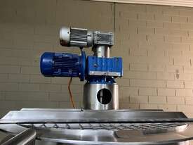 2012 Counter rotational 1,600 lt steam jacketed kettle and stand - picture0' - Click to enlarge