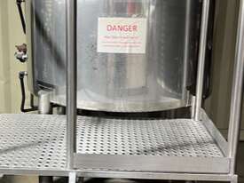 2012 Counter rotational 1,600 lt steam jacketed kettle and stand - picture1' - Click to enlarge