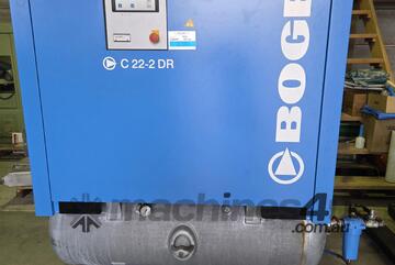Boge 22kw 3in 1. Focus 22kw Package. CompAir L18. Kaeser 15kw. Atlas Copco 22kw VSpd. Champion 22kw