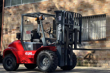 UHI FR35 3.5T Load Capacity Rough Terrain Diesel Forklift