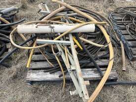 Pallet of Hoses and Small Boom Spray - picture0' - Click to enlarge