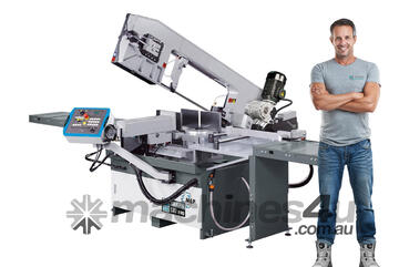 STRAIGHTEST & FASTEST CUTTING SEMI AUTO BANDSAW - Electro-Hydraulic - MEP Shark 512 SXI