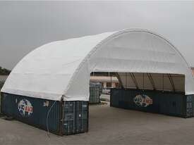  Heavy Duty 60ft x 40ft Container Shelter - picture0' - Click to enlarge