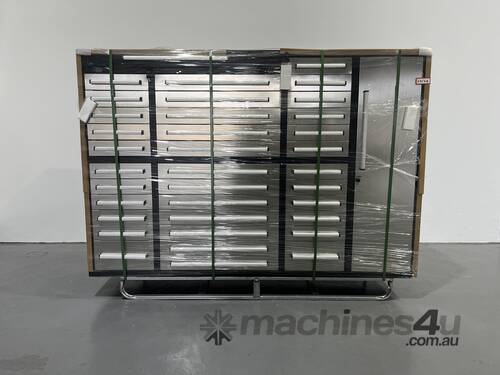 NEW - 7ft Stainless Steel Tool Cabinet