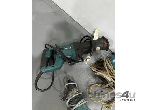 Assorted Makita 240V Power Tools