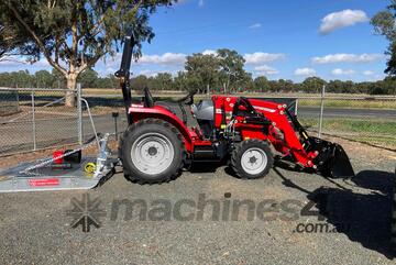 DEMO Massey Ferguson 1840 E Tractor BONUS Slasher