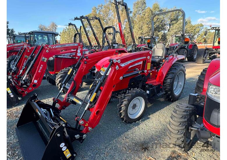 caption DEMO Massey Ferguson 1840 E Tractor BONUS Slasher