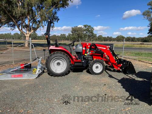 caption DEMO Massey Ferguson 1840 E Tractor BONUS Slasher