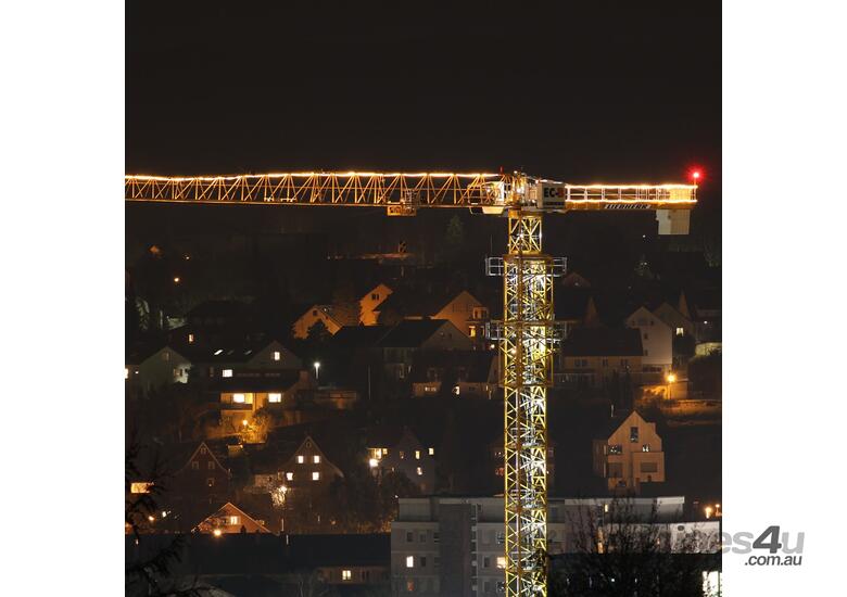 caption Liebherr 172 EC-B 8 Litronic 8T Flat-Top Tower Crane, Includes Complete Slewing Ring Support