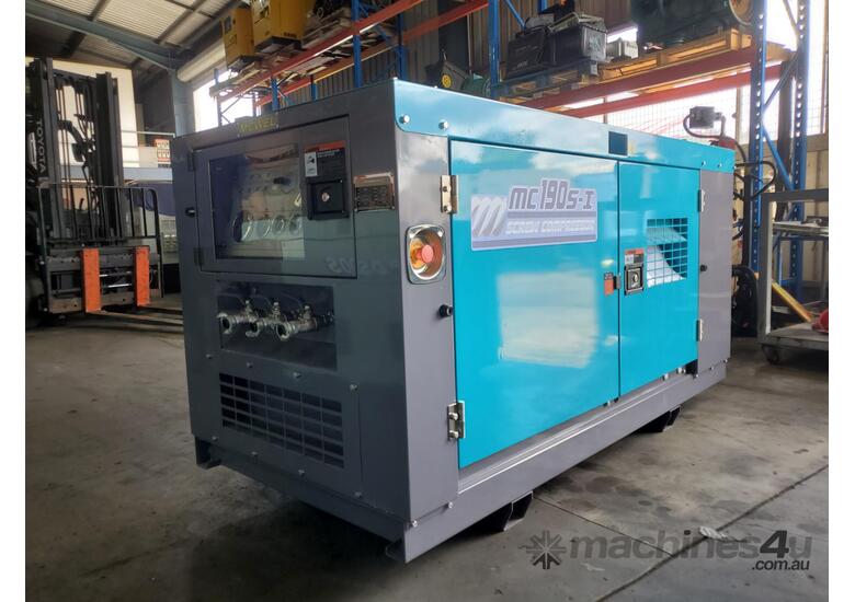 190 CFM  APC-McWel Isuzu Powered Silenced Industrial Diesel Compressor Model MCI-190SB-1