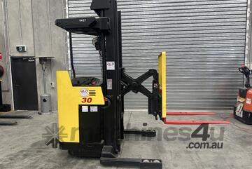 Hyster N30XMR3 Stand Up Reach Truck with New Battery QLD Forklifts