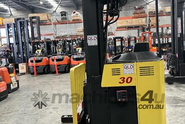 Hyster N30XMR3 Stand Up Reach Truck with New Battery QLD Forklifts