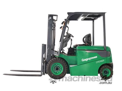 caption GOGOPOWER - CPD20EA - 2T/3000mm Counterbalanced Battery Electric Forklift (4 Point)