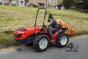 Goldoni 48hp Tractor: E60 RS Equal Size Wheel - Perfect for Navigating Limited Spaces