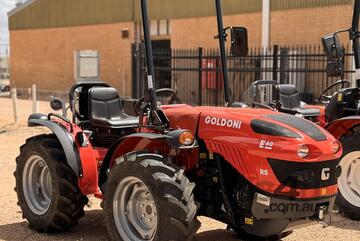 Goldoni 48hp Tractor: E60 RS Equal Size Wheel - Perfect for Navigating Limited Spaces