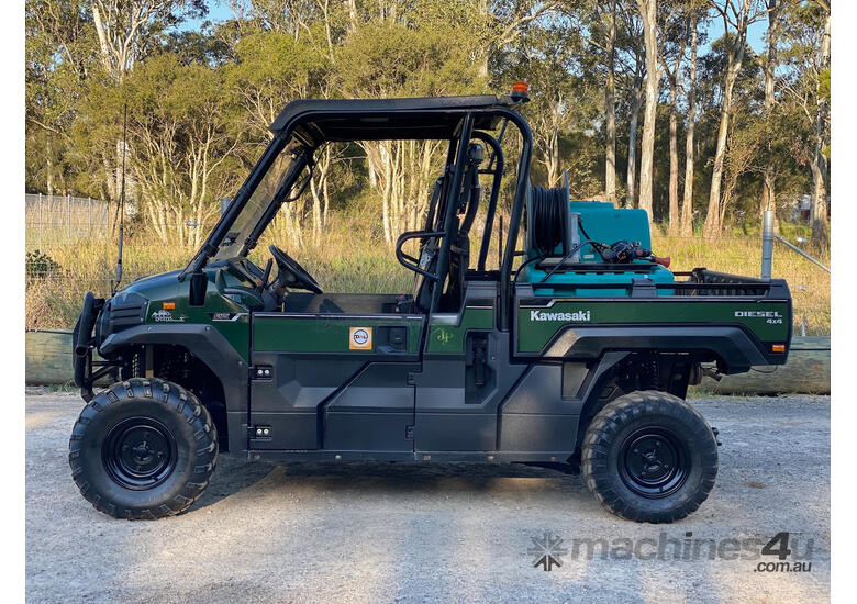 caption Kawasaki KAF1000 ATV All Terrain Vehicle